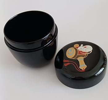 Amazon.co.jp: 棗 なつめ 茶入れ 茶道 茶道具 お茶 お茶席 螺鈿